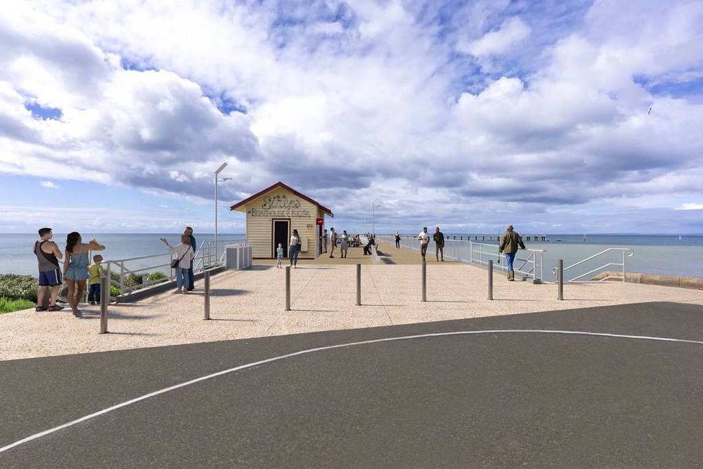 boardwalk area at st leonards pier