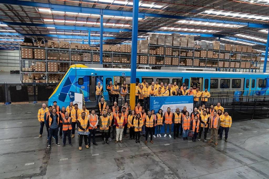 ptv in alstom testing new trains