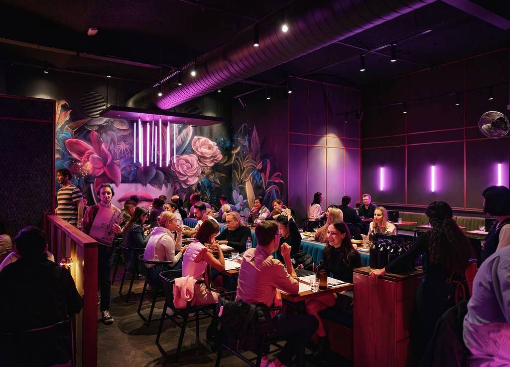 people dining at Hochi Mama in Melbourne CBD