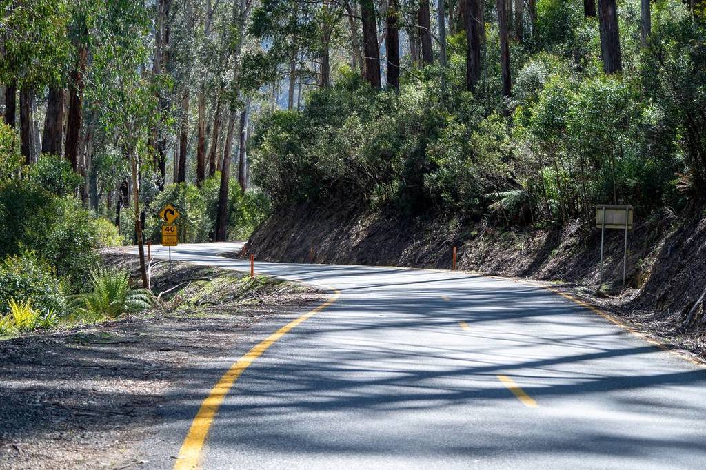 Bogong High Plains Road below Falls Creek