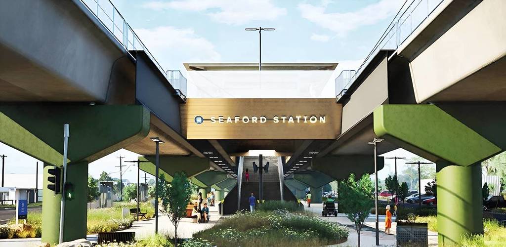 seaford station melbourne Victoria
