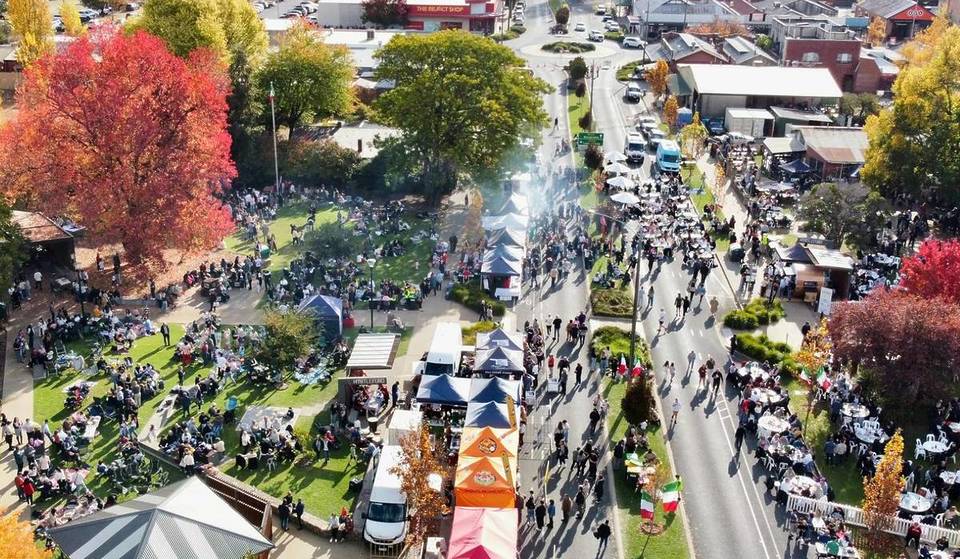 This charming town in the High Country is transforming into a bustling Italian village this week, with market stalls, alpine wine and more