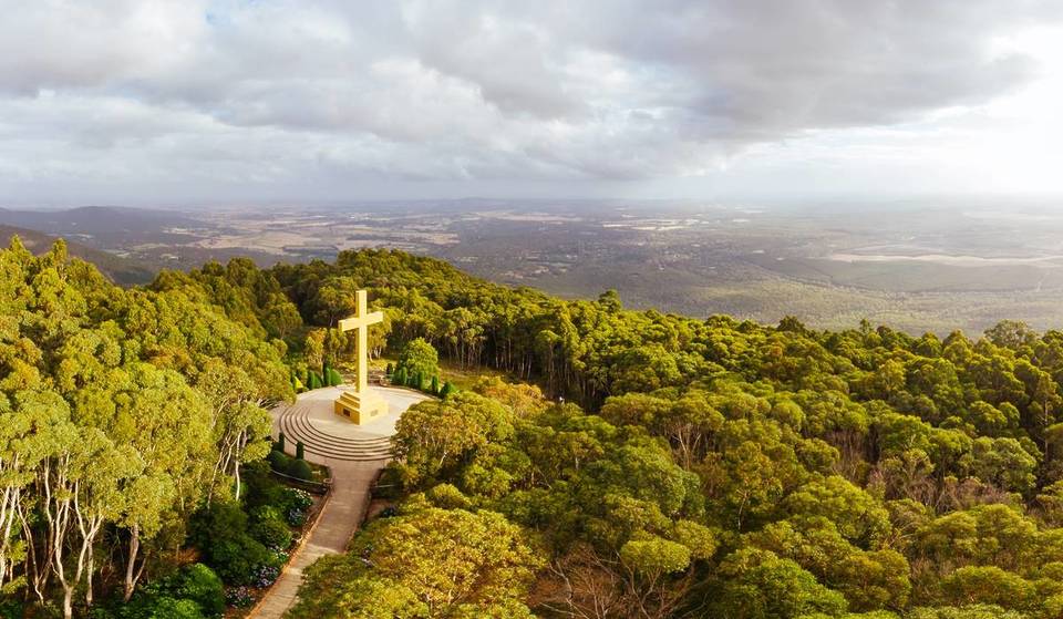 The historic Mount Macedon Memorial Cross has reopened to the public