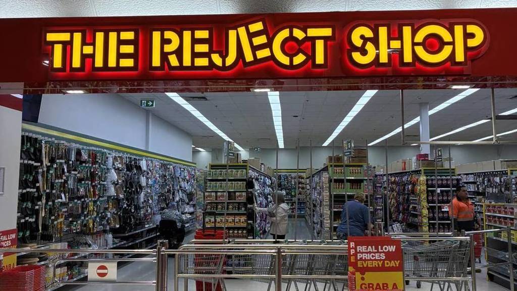 the revamped reject shop with dollarama colours in victoria