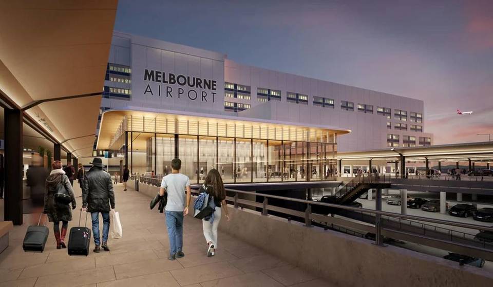 Melbourne Airport is banning terminal drop-offs this Spring — here is a first look at the new hub &amp; the buggy services
