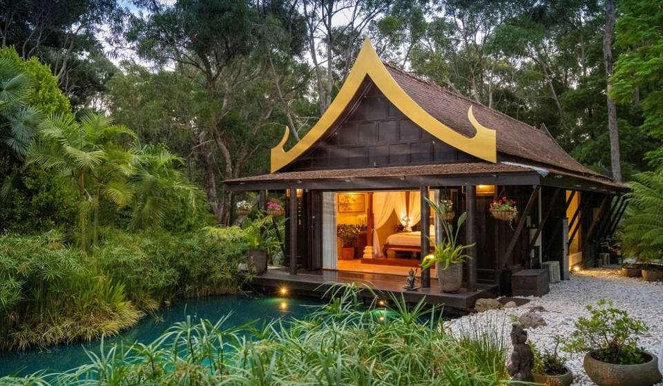 This stunning, adult-only 5-acre winter mountain retreat feels like Kyoto — with private onsens, ryokan stays and bamboo forests just 45 minutes from Melbourne