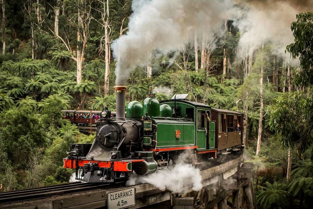 puffing billy train near melbourne