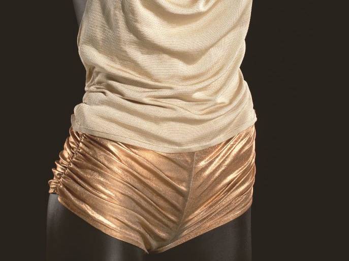 Kylie Minogue gold hot pants