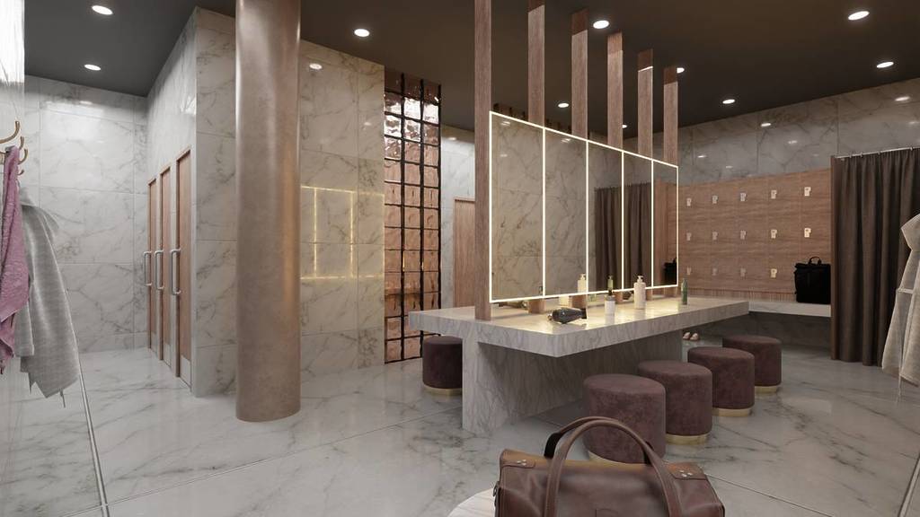 bathroom at KAYA Health Clubs Chadstone