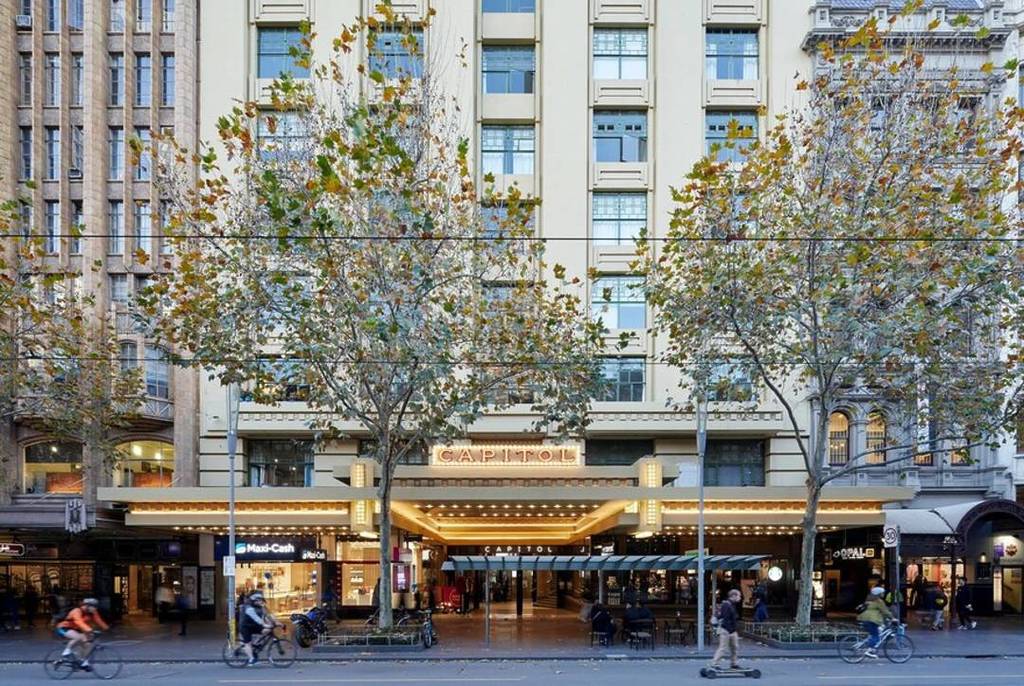 The façade of The Capitol in Melbourne