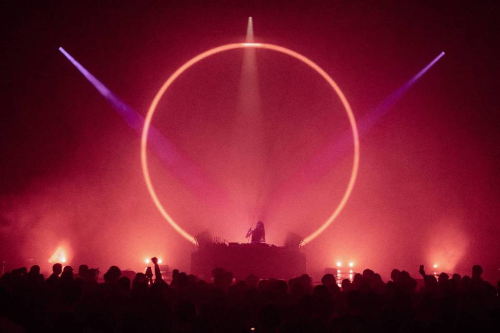 electronic music artist performing at Now or Never
