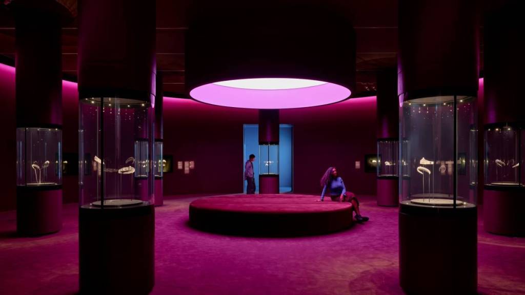 Installation view of CARTIER exhibition at NGV