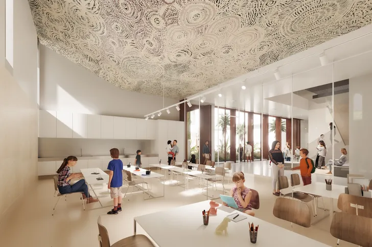 dedicated kids area at bendigo art gallery
