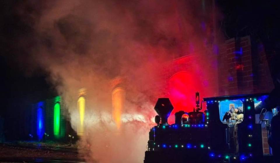 Ride under neon-lit trees and through glowing tunnels at this enchanting miniature railway event in Eltham