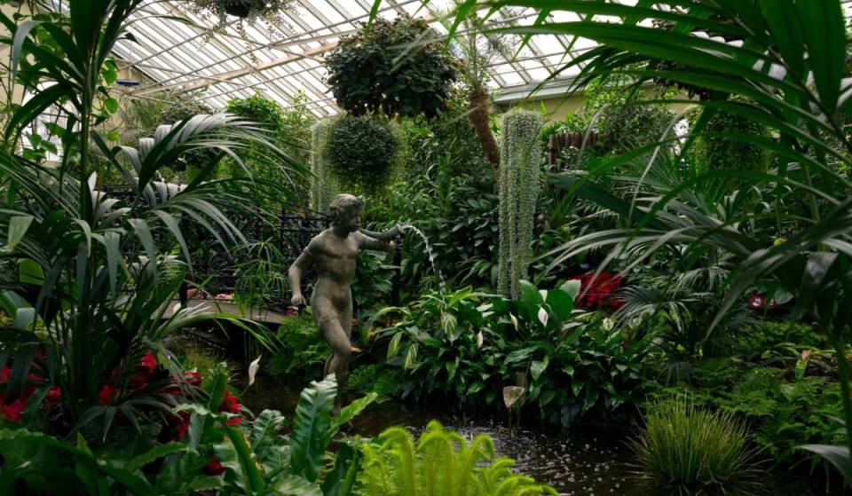Bask in the warmth of this free, inner-city oasis, with lush tropical plants on display until the end of July