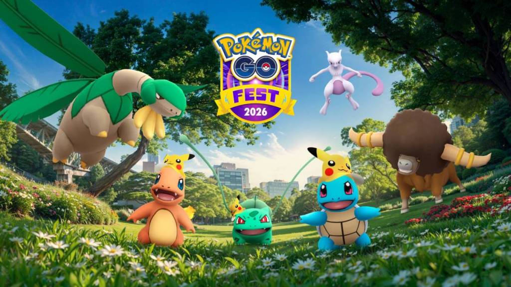 pokemon in a park space
