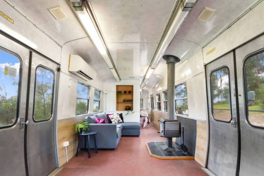 inside train carriage home