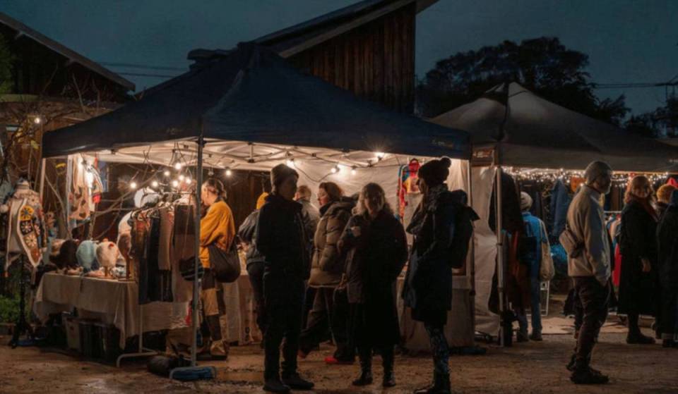 A winter twilight market with mulled wine and roaring fires is taking over Brunswick this weekend
