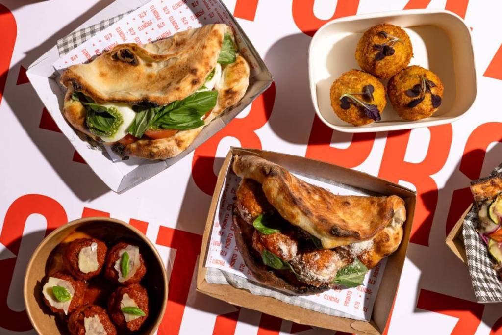 Sorrisi, a panini style pizza at PRONTO478
