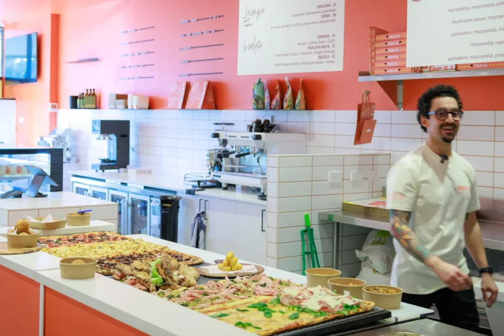 Co-Owner Lorenzo Tron at PRONTO478 in Bentleigh