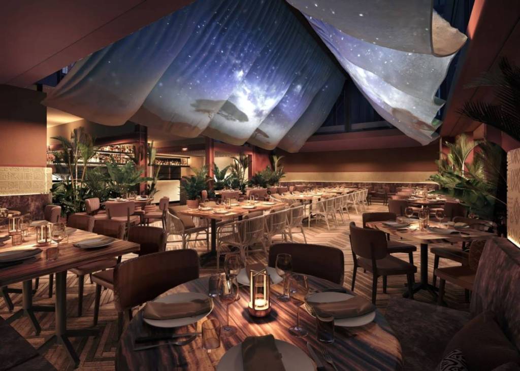 Meat & Wine Co's African Sky venue