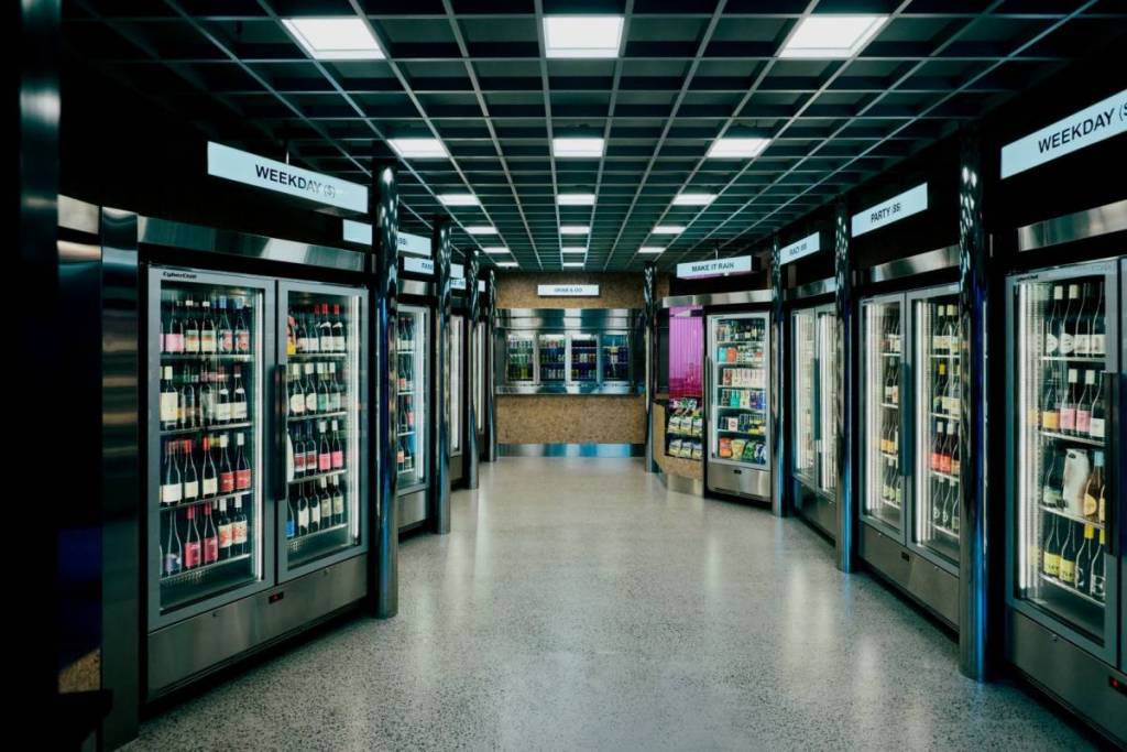 Melbourne's wine retailer called drop shop in lygon st