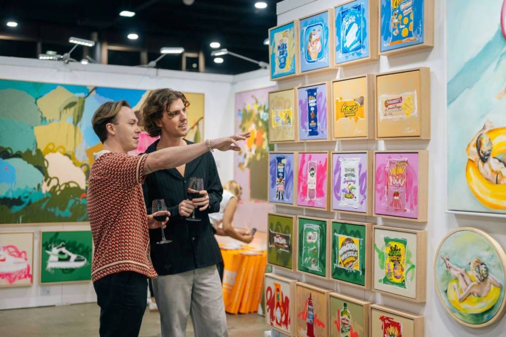 artwork displayed at the royal exhibition hall