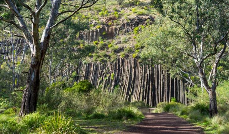 Victoria’s smallest national park is just 30 minutes away from Melbourne, and is packed with ancient volcanic rock formations