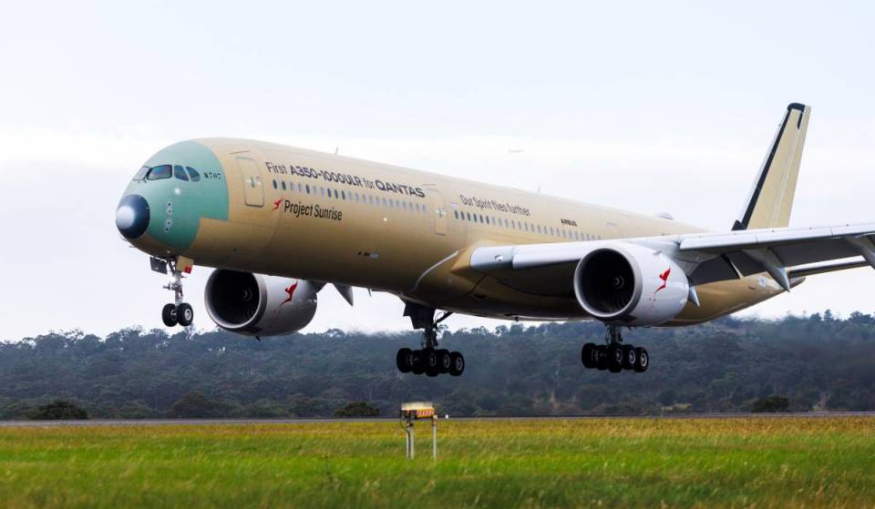 Qantas Project Sunrise test flight lands in Melbourne after a 19 hour and 12 minute journey from France