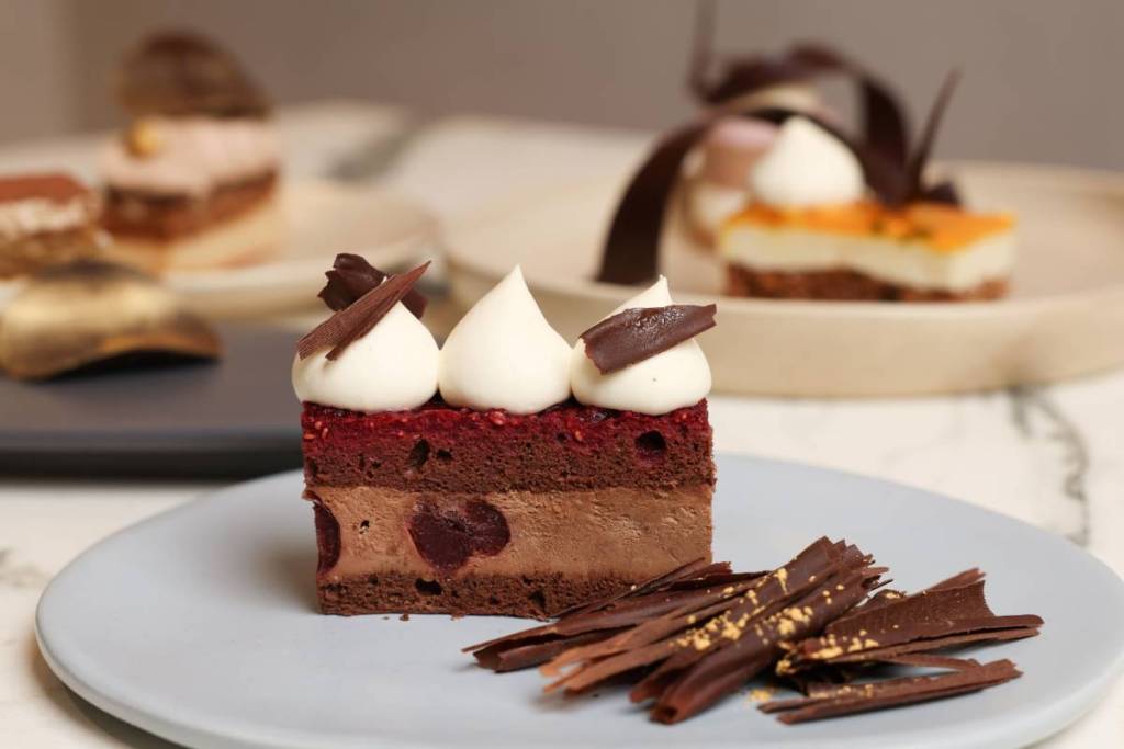 chocolate cake by Pierrick Boyer