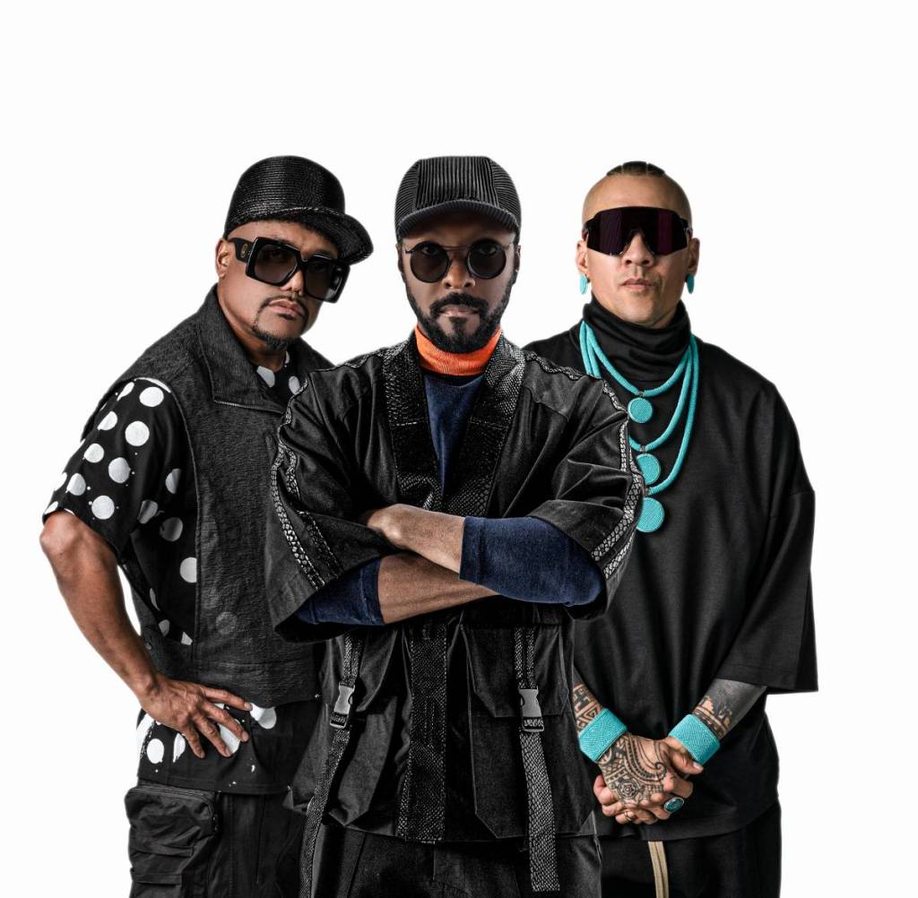 Black Eyed Peas standing together
