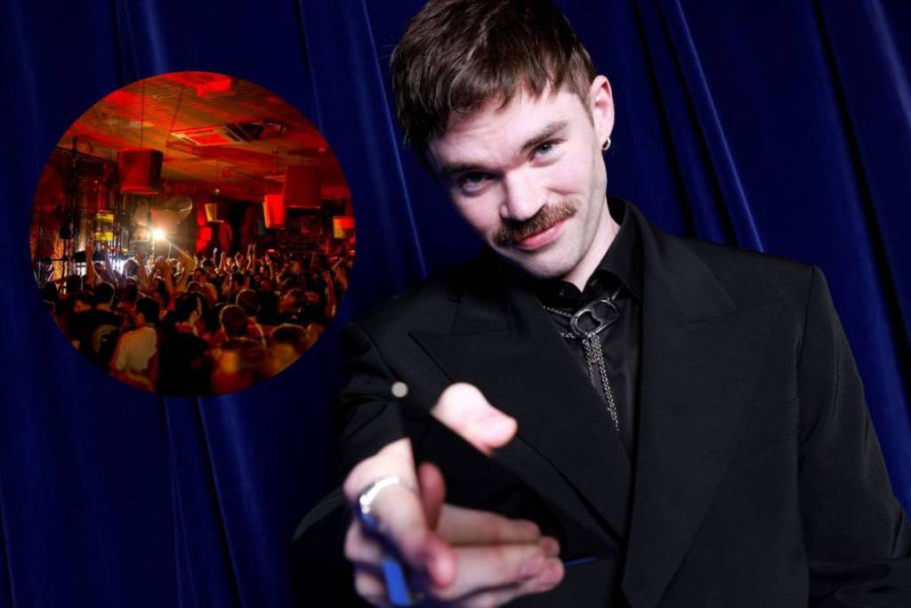 Dom Dollas at the ARIAs in Australia