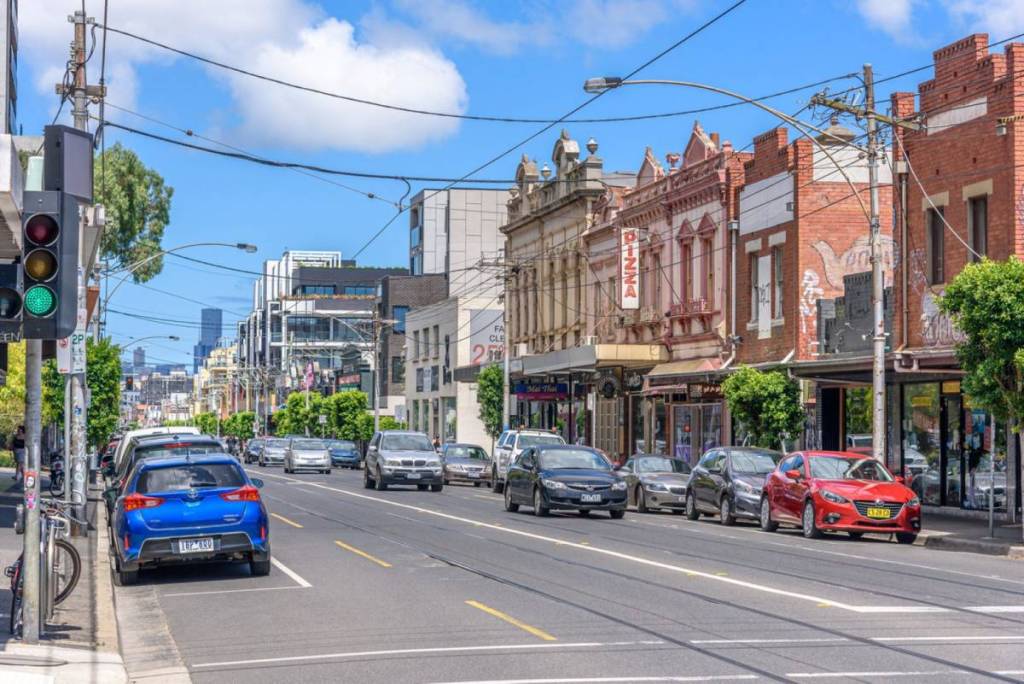 Lygon st at Brunswick East in Melbourne