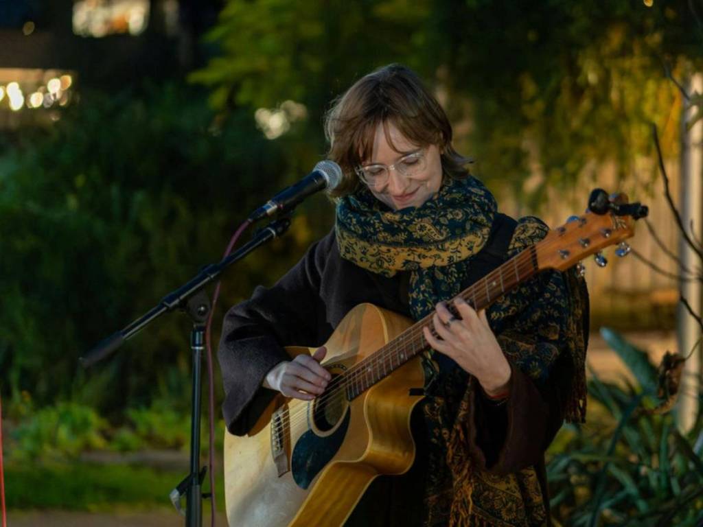 Live music and entertainment at CERES Twilight Winter Market in Melbourne