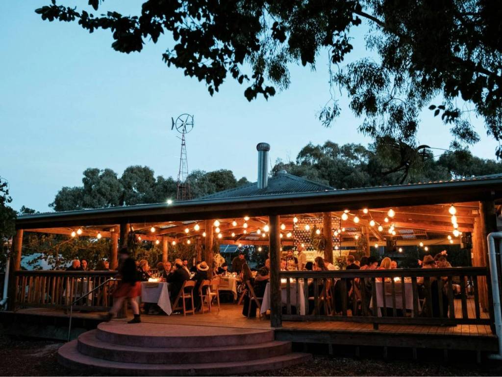 on-site restaurant at CERES Twilight Winter Market in Melbourne