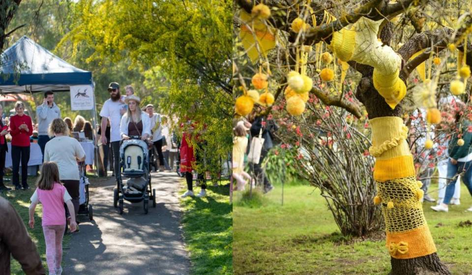This leafy village in Melbourne’s north is hosting a cheery spring festival, with steam train rides, 150+ market stalls, camels and more