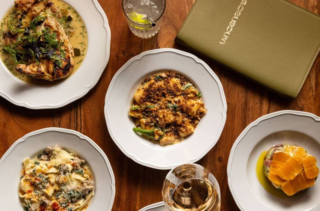 food at Mr Vincenzo's in Esplanade at Mornington Peninsula, near Melbourne