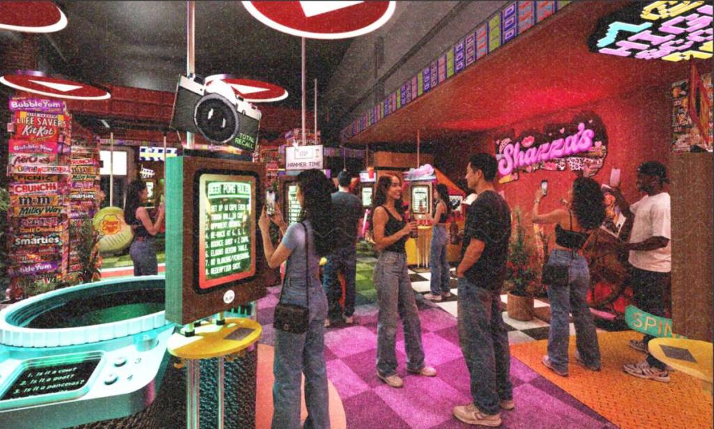 people socialising at Playback96