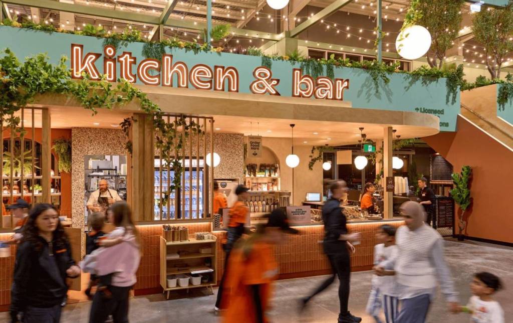 Hoopla's kitchen and bar for parents and kids