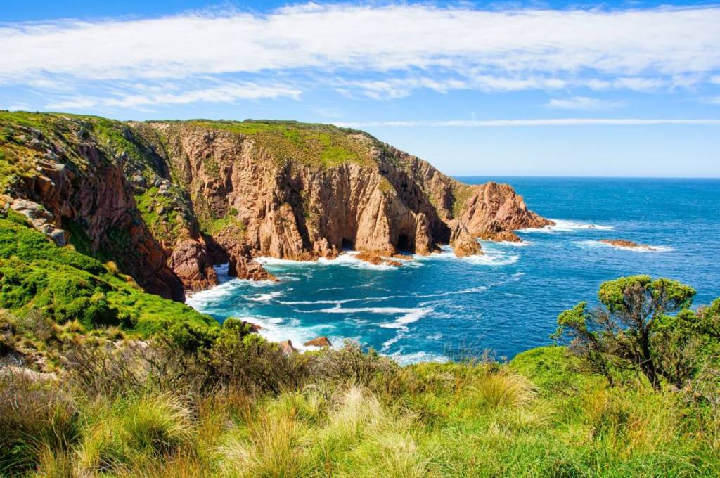 The highest point at Philip island near Melbourne