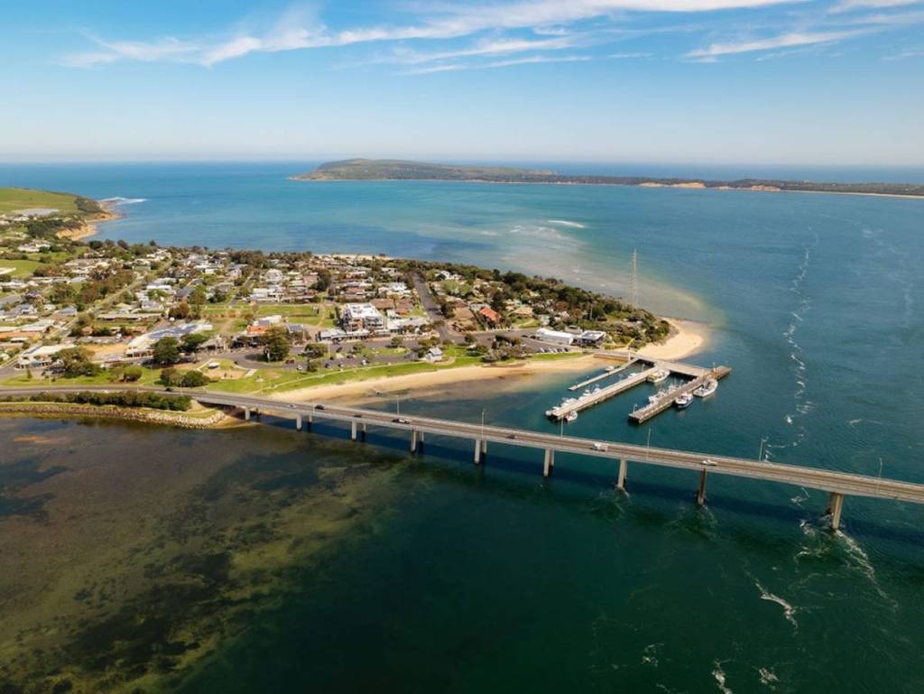 Philip island bridge in Melbourne, victoria
