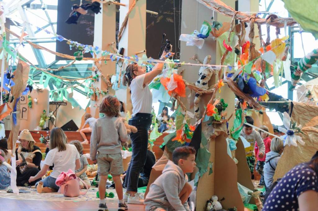 paper planet at fed square's reset festival at fed square in Melbourne