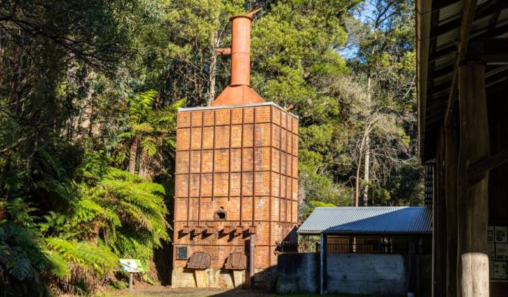 This lesser-known regional park near Melbourne is filled with quiet forest trails, a waterfall and even a kiln from WWII