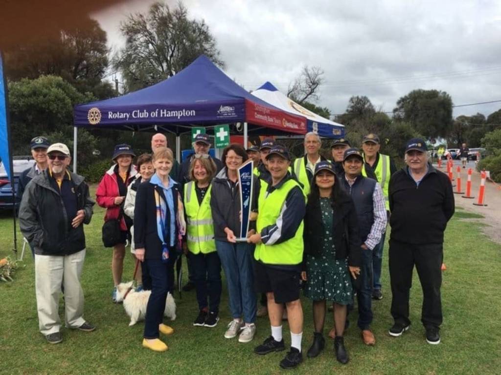 the Rotary club of Sandringham sponsor the Bayside Farmers Market