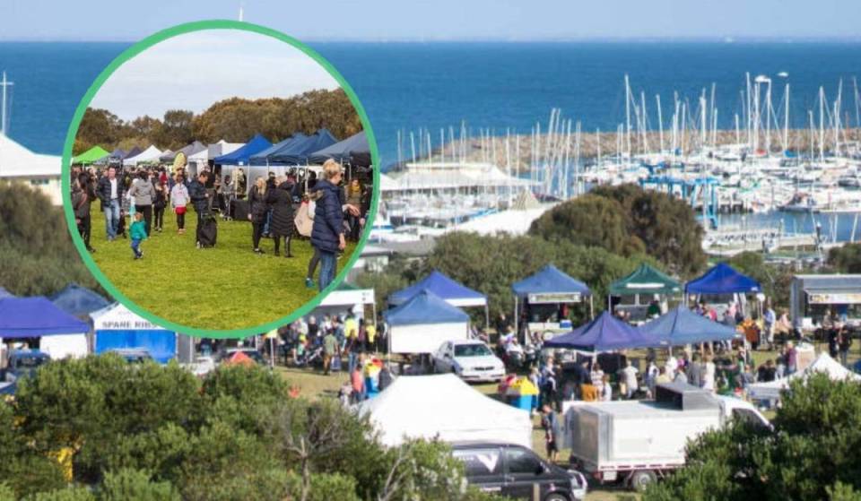 This seaside Melbourne suburb is hosting a farmers’ market is this weekend— with 60+ stalls, hot breakfasts and coastal views