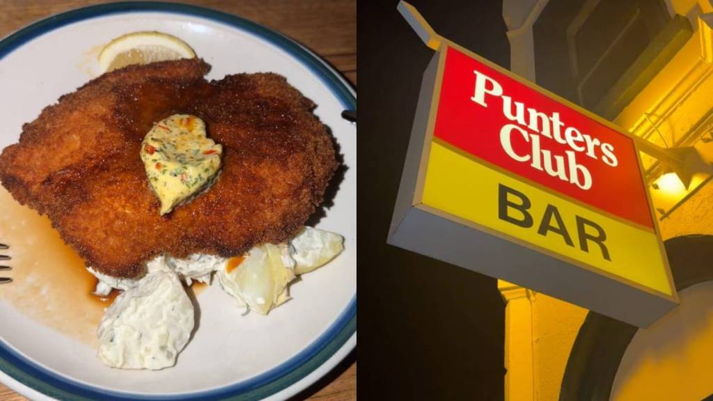 Brunswick Street's recently refurbished Punters Club is serving a $20 Tuesday schnitzel deal — complete with creamy potato salad, herb butter, and $10 schnapps from 4 pm.