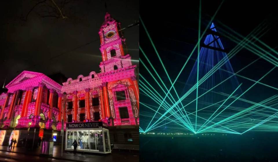 Now or Never Festival Melbourne: Laser Show & Projections