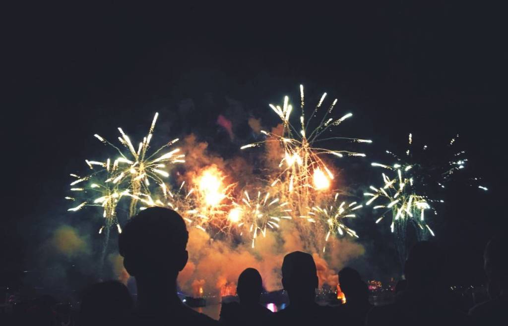 New Years eve at the bowl at Sidney Myer