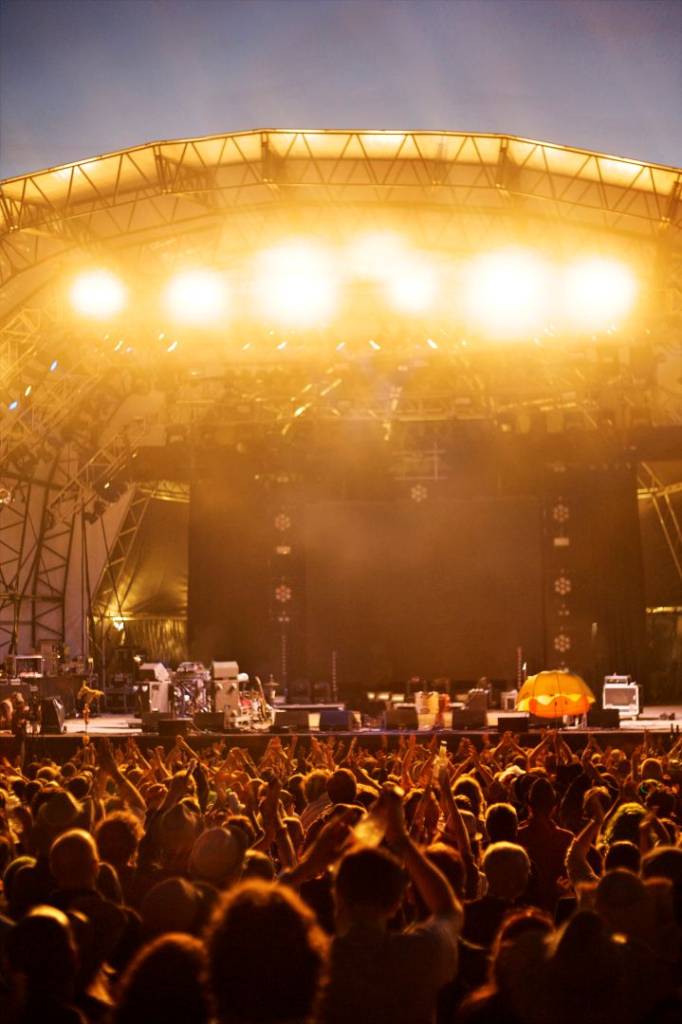 Live concert at sidney myer bowl