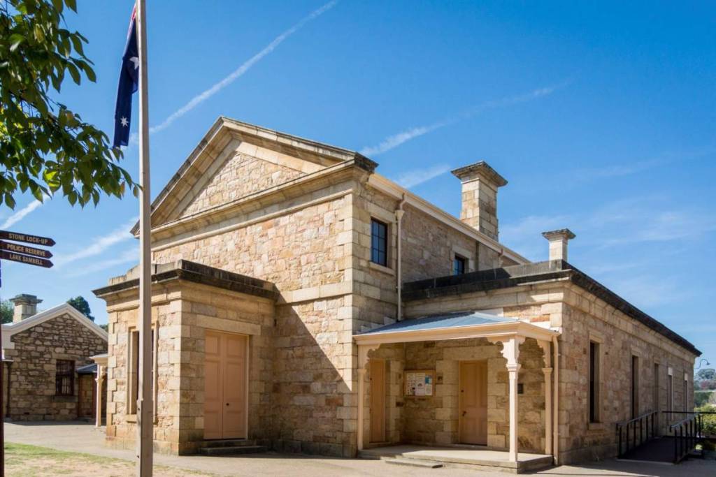 The courthouse in beechworth town in victoria, near melbourne